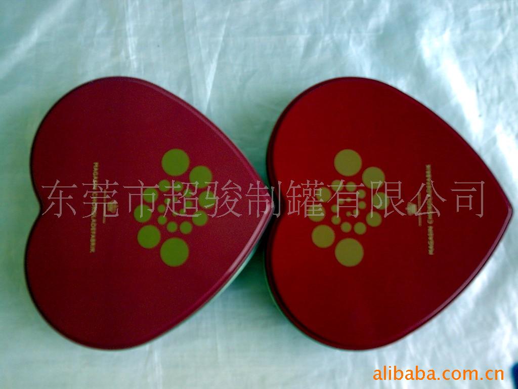 供应心形铁盒 马口铁罐 情人节巧克力包装罐 精美巧克力罐