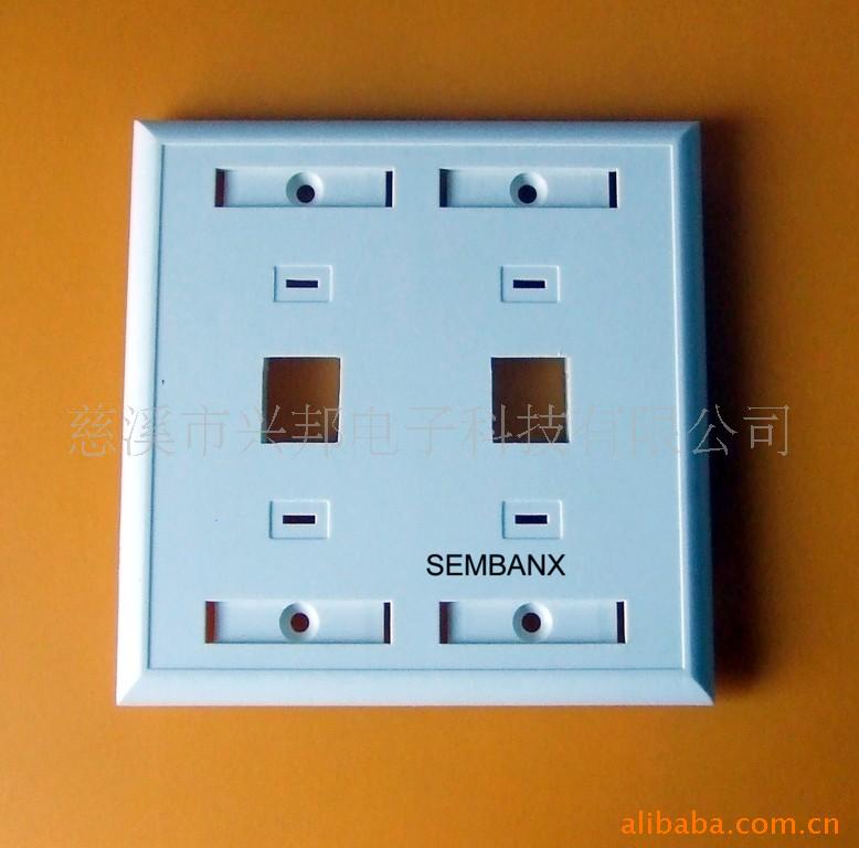 供应口信息面板，2口网络面板，双联面板,双口二口