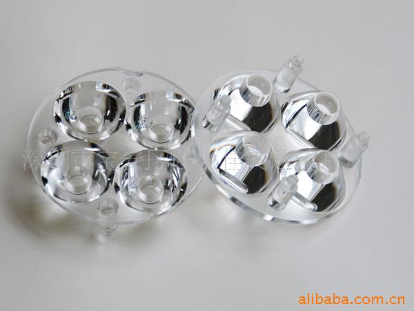 供应大功率四合一聚光透镜、LED四合一透镜、CREE四合一透镜