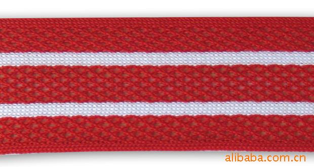 福建织带厂家直销渔丝带 特种针织带 经编网带欢迎来图来样定做