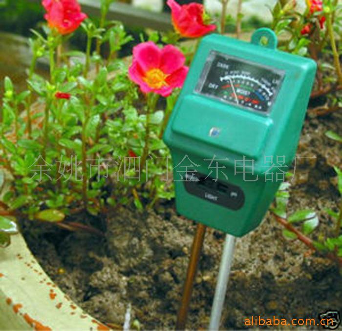 厂家批发供应soil墨绿土壤湿度计 花园测试仪 土壤PH检测仪酸碱度