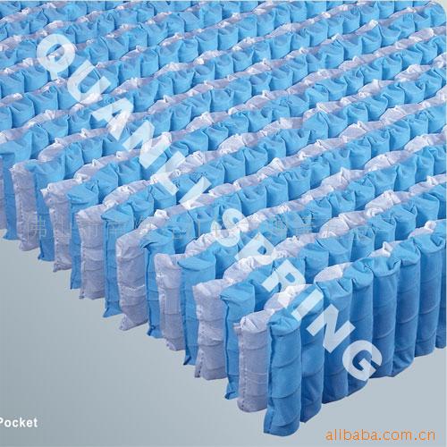 供应独立袋装弹簧床网/床垫弹簧/独立袋床网