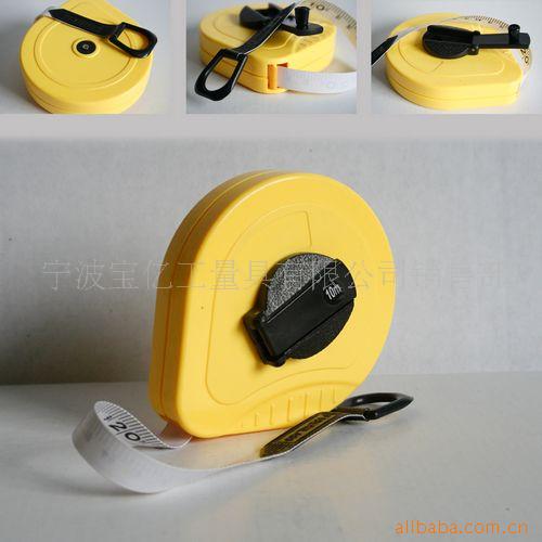 厂家供应圆盘纤维卷尺 ABS外壳玻璃纤维卷尺 可定制PVC塑料卷尺