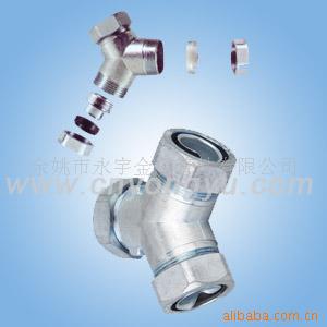 供应优质锌合金Y型三通接头