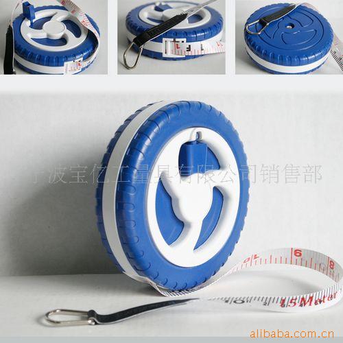 轮胎式圆盘玻璃纤维卷尺 厂家供应ABS卷尺 可定制PVC纤维塑料卷尺