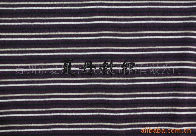 供应·毛晴彩条汗布/莫代尔涤汗布/绢丝棉颁布(图)