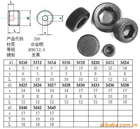 PT堵头、NPT堵头、英制不锈钢堵头12