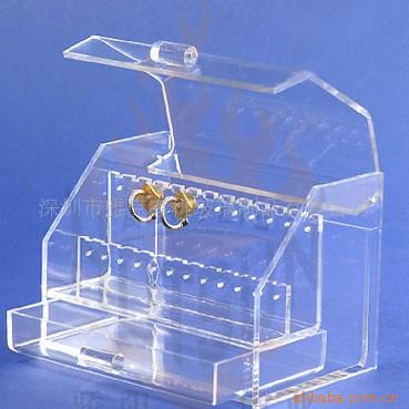 有机玻璃展示架展示柜玻璃现货小批供应化妆品展示架应有