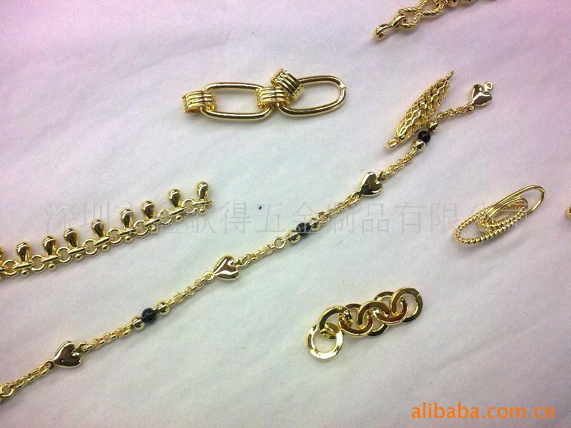 提供铜饰品电镀金 铜首饰电镀金 铜项链电镀金加工