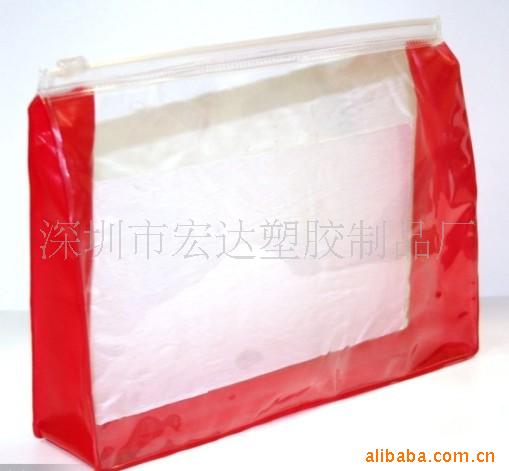 深圳工厂供应pvc立体袋,pvc孔袋，pvc拉链袋