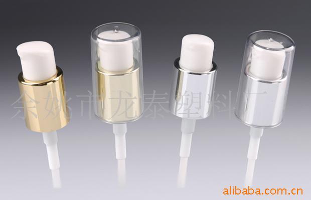 18牙口径乳液喷头，化妆品包装 塑料电化铝泵头 粉泵18/410
