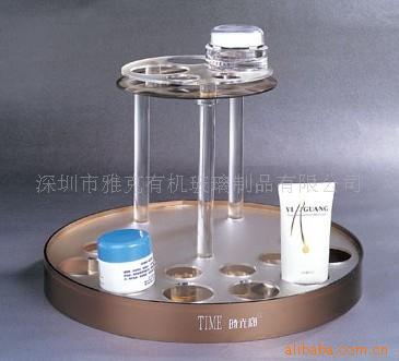 供应进口创意化妆品展示架有机玻璃展示架子有机玻璃手镯展示架