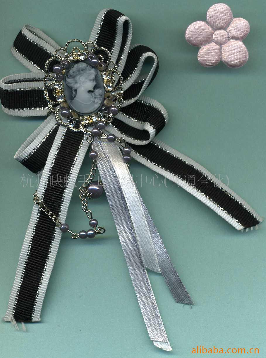 专业加工生产手工编织时尚胸花配饰衣领