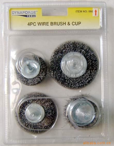 供应4PCS钢丝轮套装