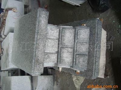 花崗岩供應 G603芝麻白 大柱子（江湖切）門墩石 工藝石 芝麻白