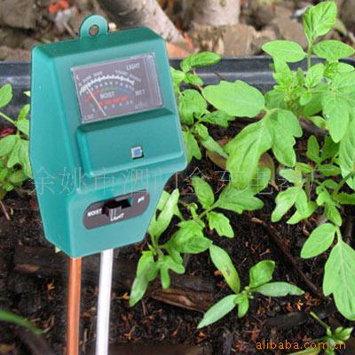 厂家批发 SOIL三合一园艺检测仪土壤湿度计土壤检测仪 酸碱度计