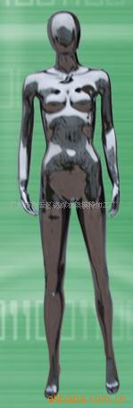 供應服裝模特-電鍍玻璃鋼模特 珍珠黑、人體模特