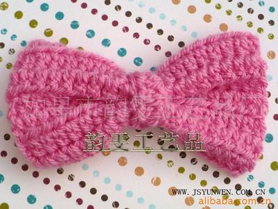 supply Europe and America new pattern Crochet Bowtie Cotton Bowtie wholesale Crochet flower Flower Butterfly Flowers