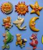 Cartoon resin, magnetic fridge magnet