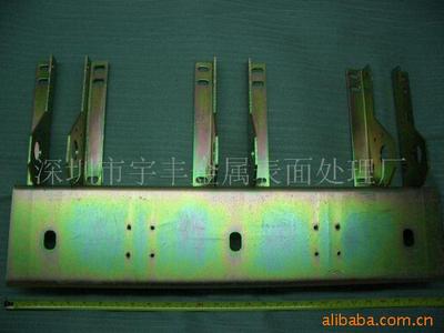 provide All kinds of hardware electroplate Color zinc machining Surface Handle Processing factory Galvanized