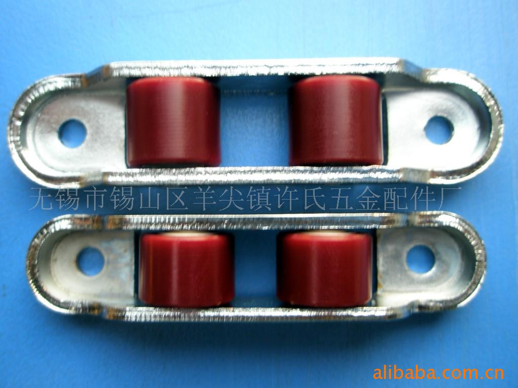 供应许氏塑钢滑轮塑钢配件铝合金配件断桥滑轮顺滑滚轮静音