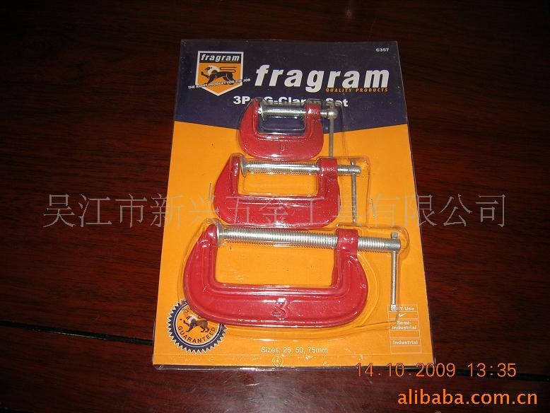 供应1.2.3寸铸件G字夹（25.50.75mm）