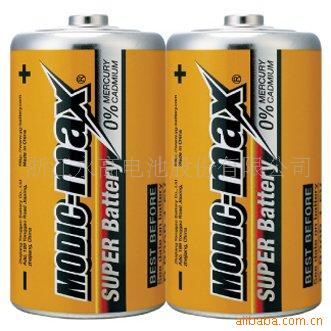 供应高容量碳性铁壳1号电池  R20-D-UM1