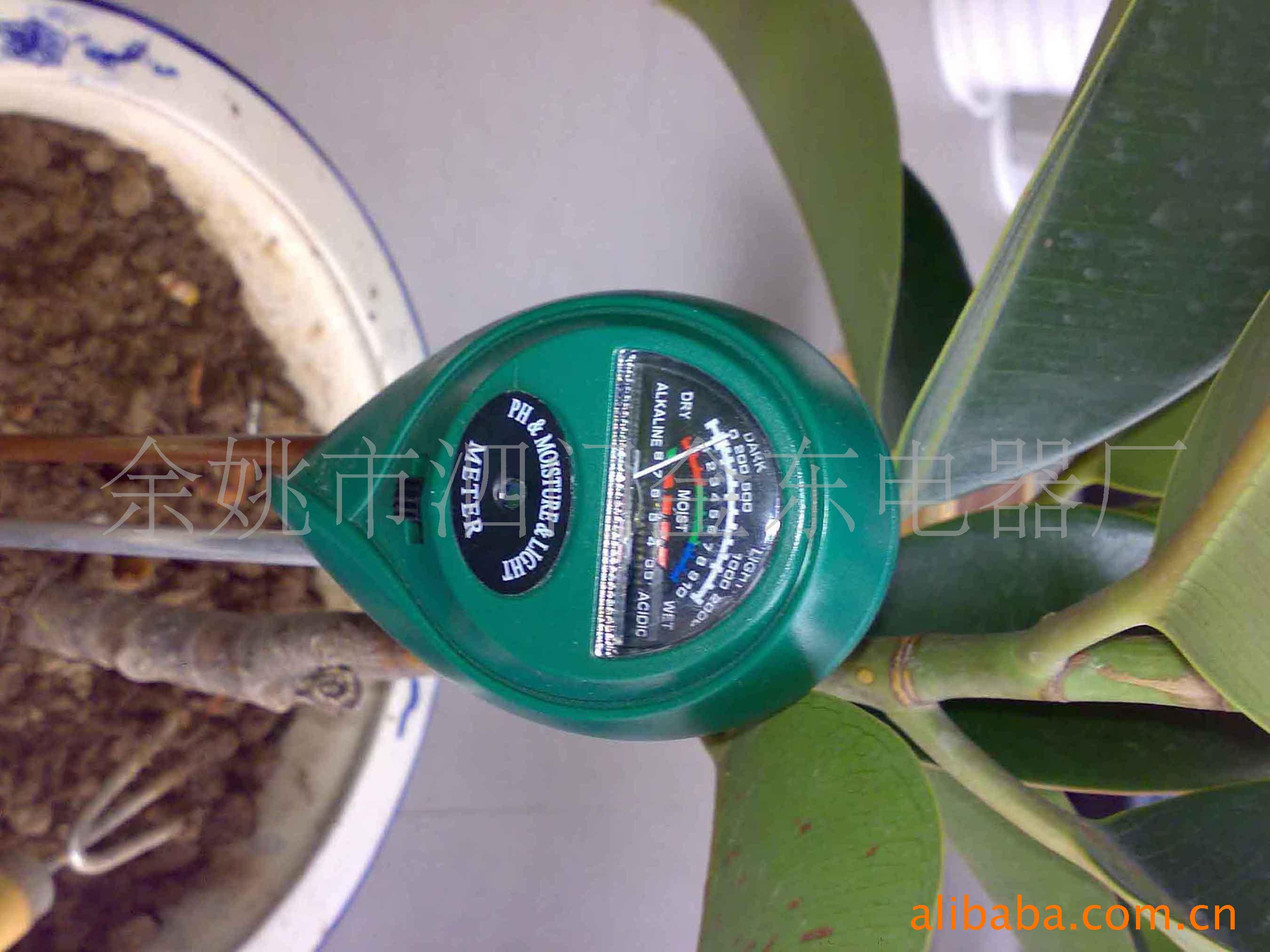 厂家供应YUYAO花盆式土壤湿度计 花园测试仪 土壤检测仪 PH酸碱度