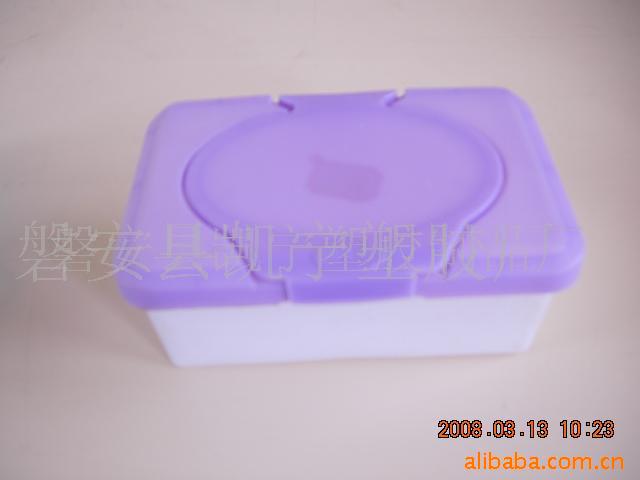 批发供应塑料家盖湿巾盒纸巾盒迷你婴儿用湿纸巾盒收纳密封母婴