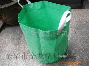 供应pp 绿色   树叶袋 花园袋 垃圾袋 杂物袋 置物袋