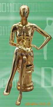 supply Mannequins high-grade gorgeous electroplate Sitting model Available in different colors