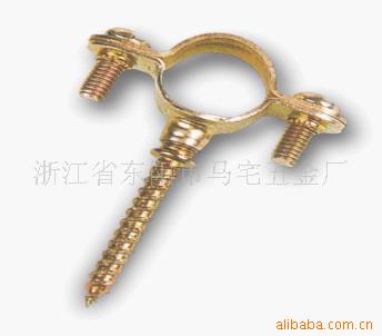 管夹M7不带胶带7*30钉管夹（彩锌）铁制