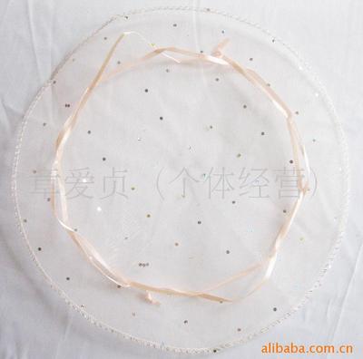 Manufactor wholesale customized Round gift bag Chiffon Highlights disk Organza bag Flower bags