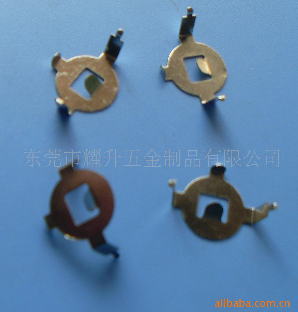 厂家供应两层弯脚CR1220七彩灯电池夹 电池扣 2032贴片