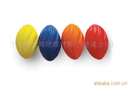 【宁波厂家  生 产制造】PU螺旋旋单色橄榄球(图)