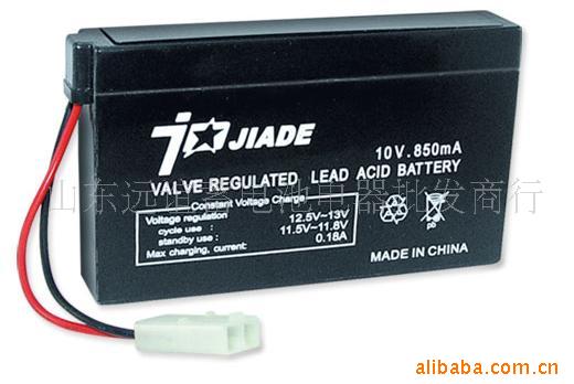 10V850mAH遥控玩具童车设备免维护铅酸蓄电池