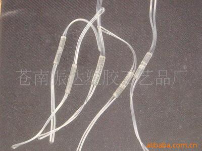 供應高檔、塑膠吊牌繩 透明PVC繩 服裝吊牌繩 每10000條只要100元