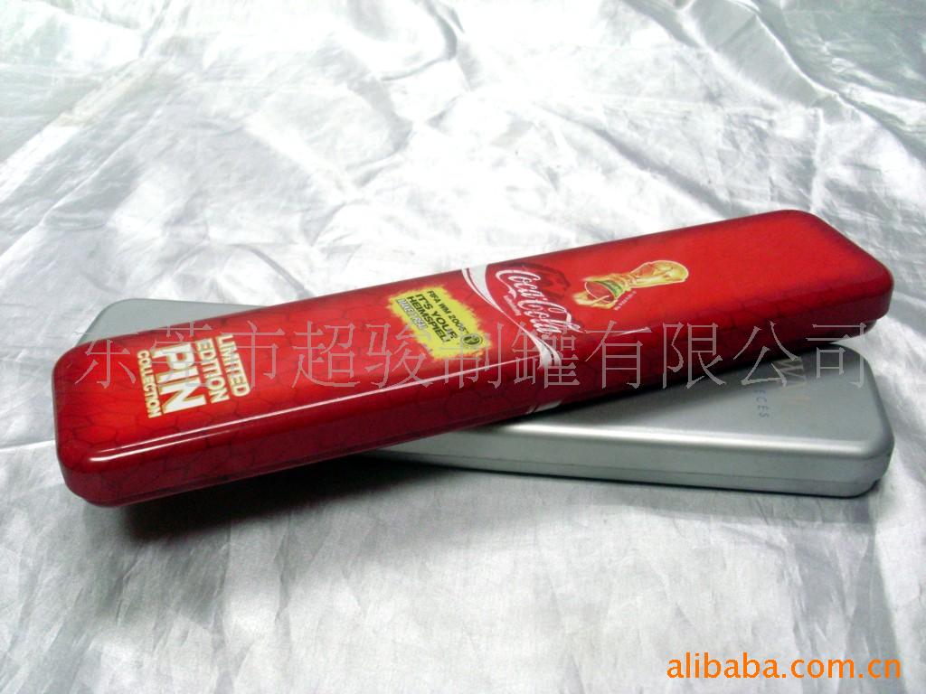 供应马口铁长方罐 礼品罐 笔盒 两片罐 马口铁盒