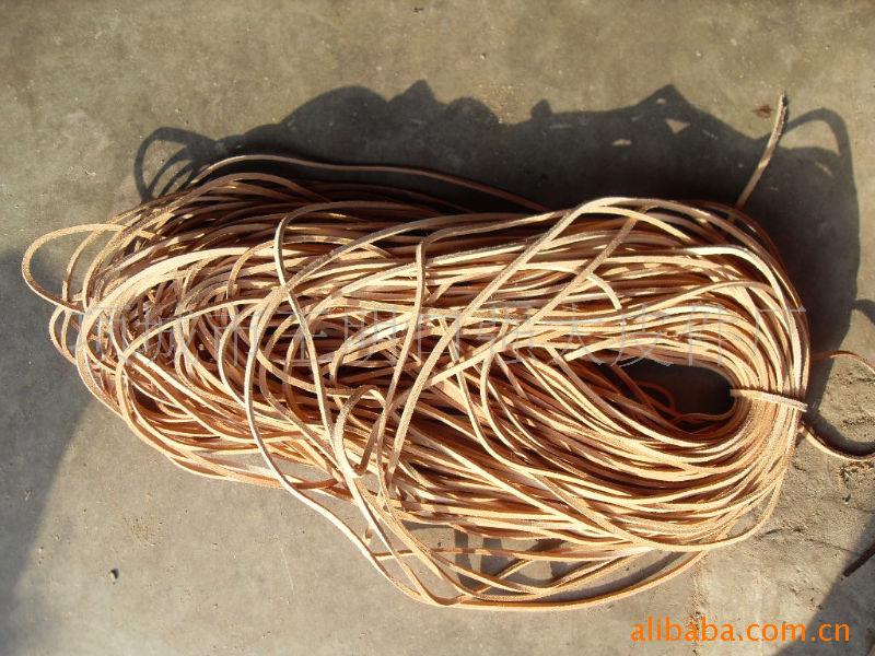 【小额批发】牛皮绳/皮条/麻花编织皮绳/二层牛皮条