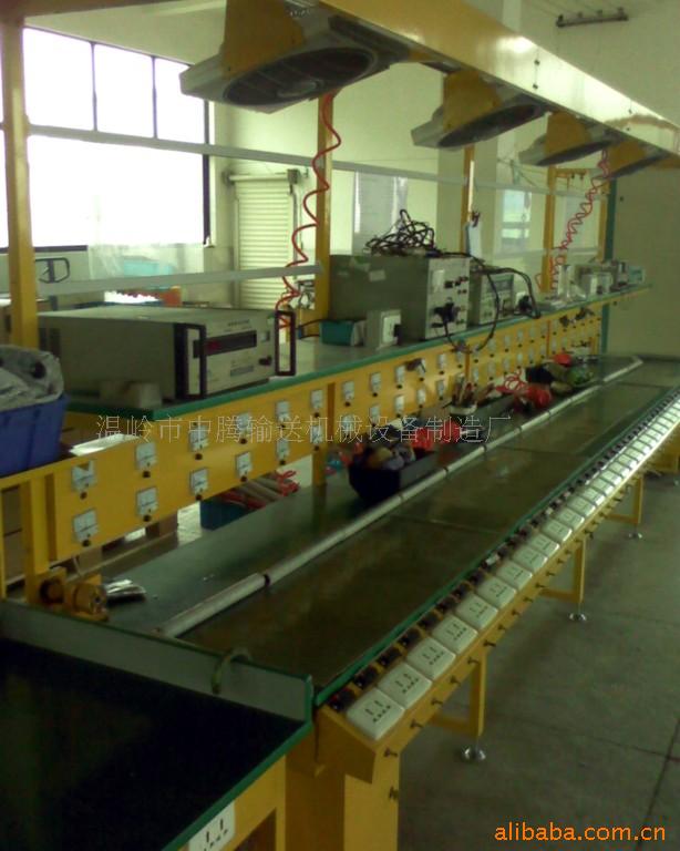 供应浙江中腾高品质流水输送线 滚筒电机测试工作台输送线（图）