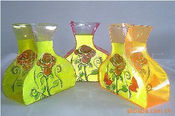 厂家直销pvc花瓶、促销礼品、塑料制品