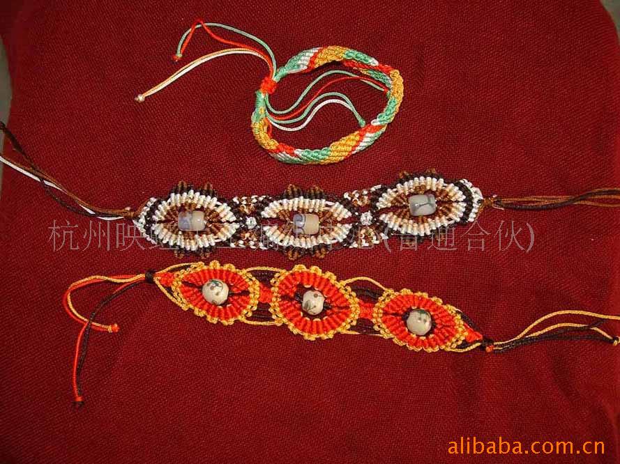 供应手工编织时尚手链