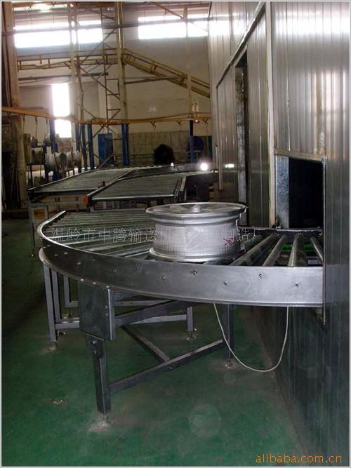 供应浙江中腾流水线皮带线输送线90度转弯滚筒输送线（图）