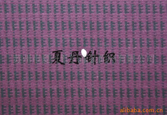 供应·绢丝棉70·30提花布（色织四角网眼布）(图)