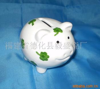 【厂家直销】精美可爱迷你小猪钱罐(图)-陶瓷工艺品