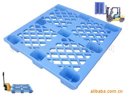 1010单面塑料托盘 18#九脚塑料托盘叉车板 物流地台板