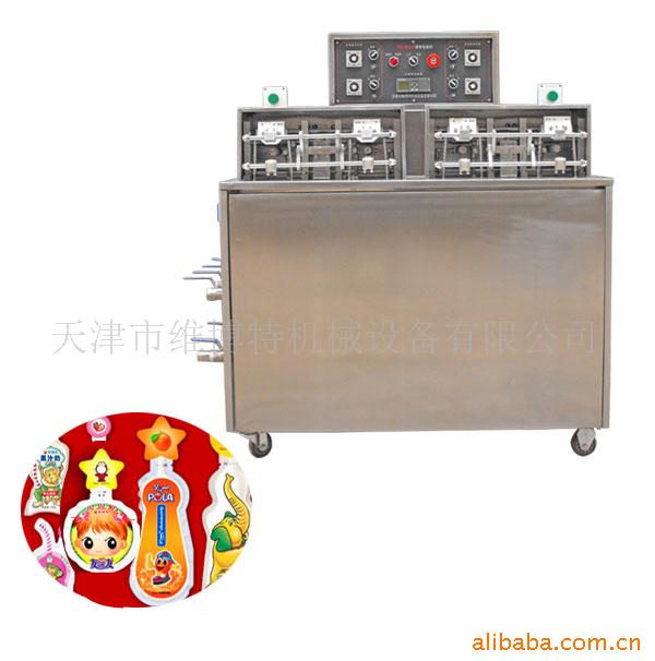 供应豆奶灌装机，牛奶、豆浆、酸奶等液体物料的灌装封口机