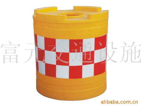 供应滚塑大防撞桶 塑料防撞桶 大型 90*92cm 高速防撞圆桶