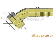 供应全新新款液压接头 液压扣压接头 液压直通接头 弯头液压接头