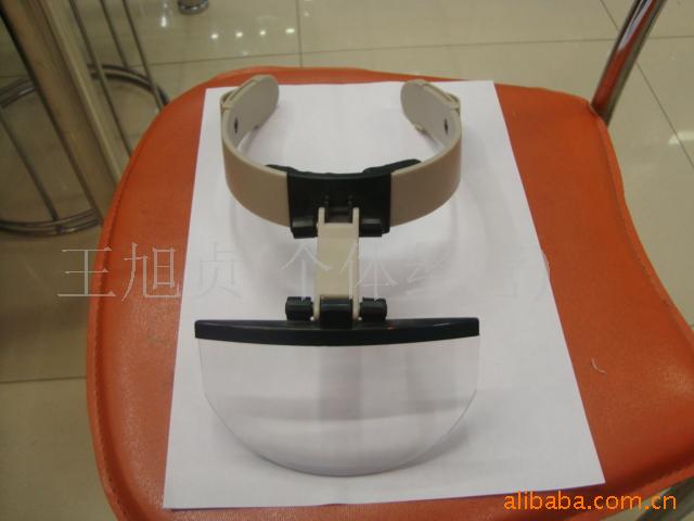 放大镜头盔放大镜支架辅助珠宝凹凸镜珠宝鉴别